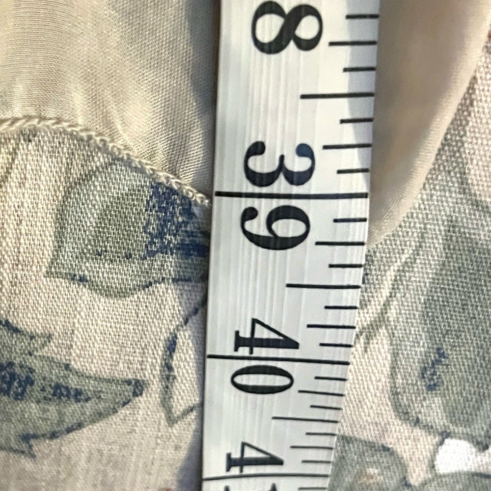 NWT,Belle France,Silk-Blend Skirt Boho Resort Flowing Elastic-Waist,Size L - Picture 7 of 7